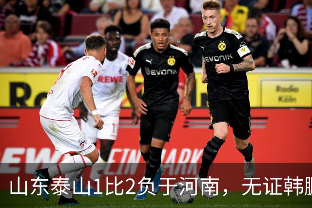 山东泰山1比2负于河南，无证韩鹏的水平比泰山中卫还低